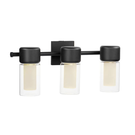 ET2 Dram Black LED 3 Light Bath Vanity E30193-93BK - Bath Vanitys