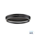 ET2 Groove WiZ Black LED 1 Light Flushmount E22720-BK - Flushmounts