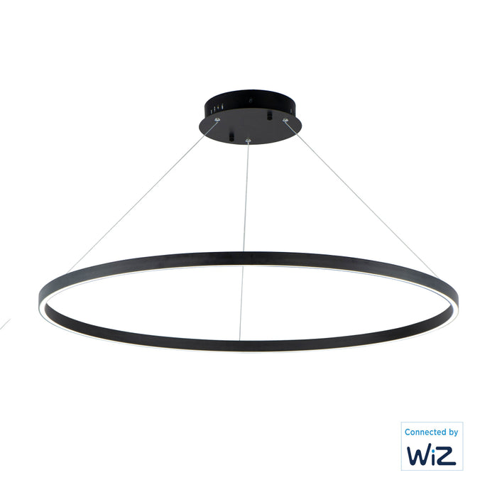 ET2 Groove WiZ Black LED 1 Light Pendant E22728-BK - Pendants