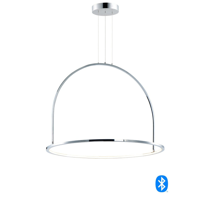 ET2 Halo Polished Chrome 1 Light LED Pendant E23328-PC