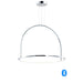 ET2 Halo Polished Chrome 1 Light LED Pendant E23328-PC