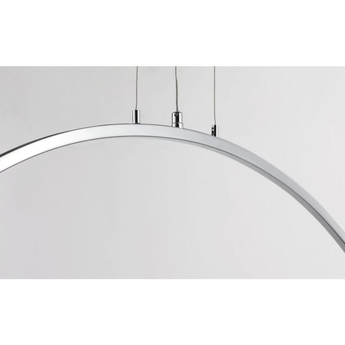 ET2 Halo Polished Chrome 1 Light LED Pendant E23328-PC - Pendants