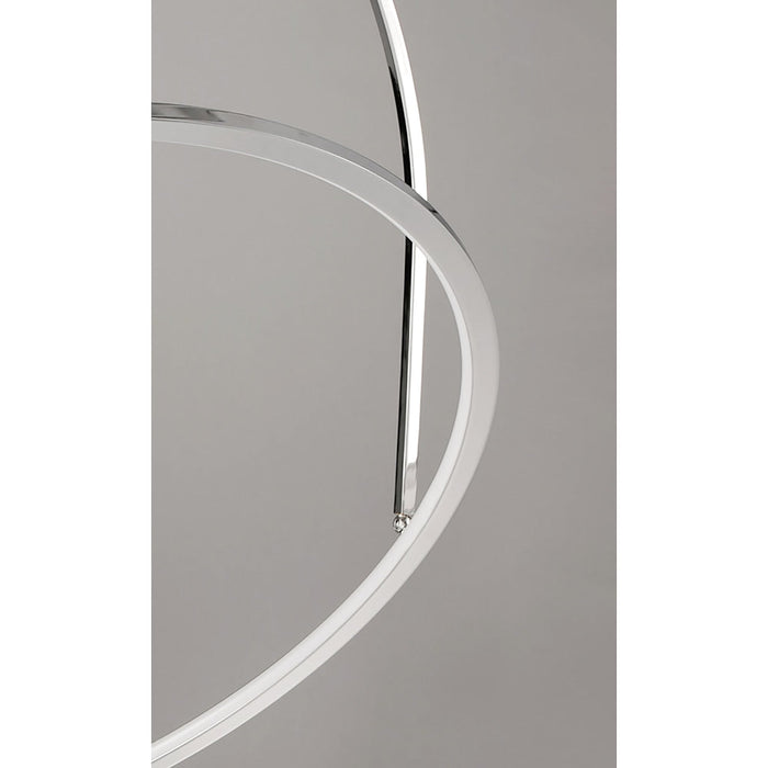 ET2 Halo Polished Chrome 1 Light LED Pendant E23328-PC - Pendants