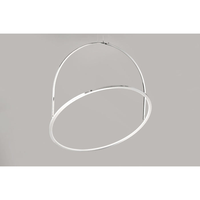 ET2 Halo Polished Chrome 1 Light LED Pendant E23328-PC - Pendants