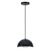 ET2 Hemisphere Gloss Black Aluminum 1 Light LED Pendant E24902-GBAL