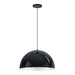 ET2 Hemisphere Gloss Black Aluminum 1 Light LED Pendant E24904-GBAL