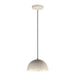 ET2 Hemisphere Gloss Taupe Aluminum LED 1 Light Pendant E24900-GTAL - Pendants
