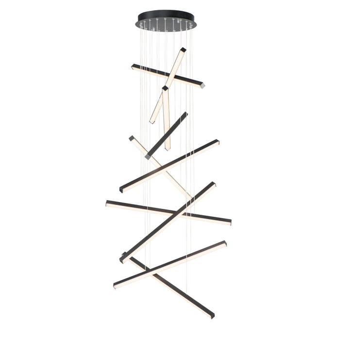 ET2 Hover Black 10 Light LED Pendant E21378-BK