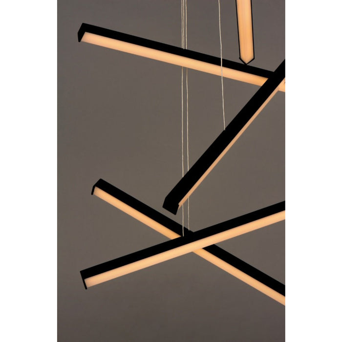 ET2 Hover Black 10 Light LED Pendant E21378-BK - Pendants