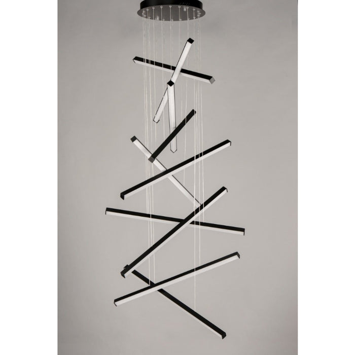 ET2 Hover Black 10 Light LED Pendant E21378-BK - Pendants