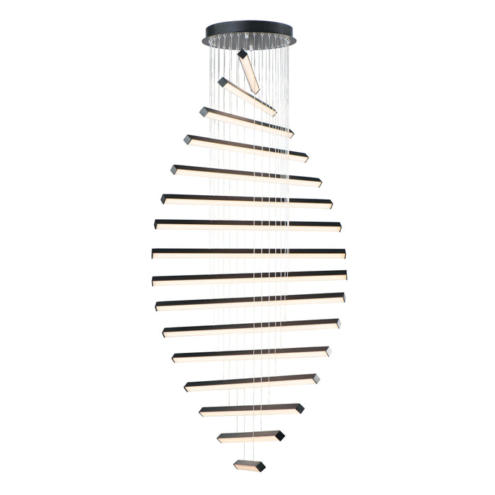 ET2 Hover Black 16 Light LED Pendant E21379-BK