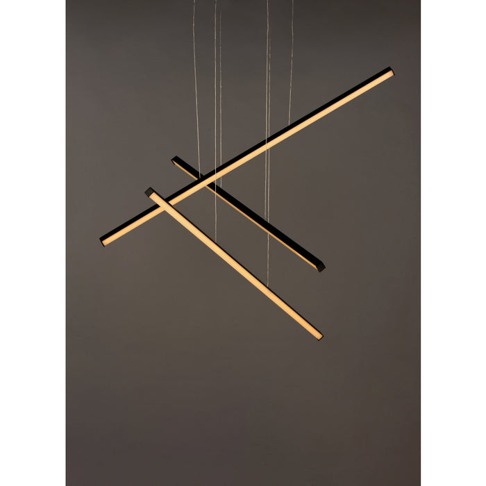 ET2 Hover Black 3 Light LED Pendant E21373-BK - Pendants
