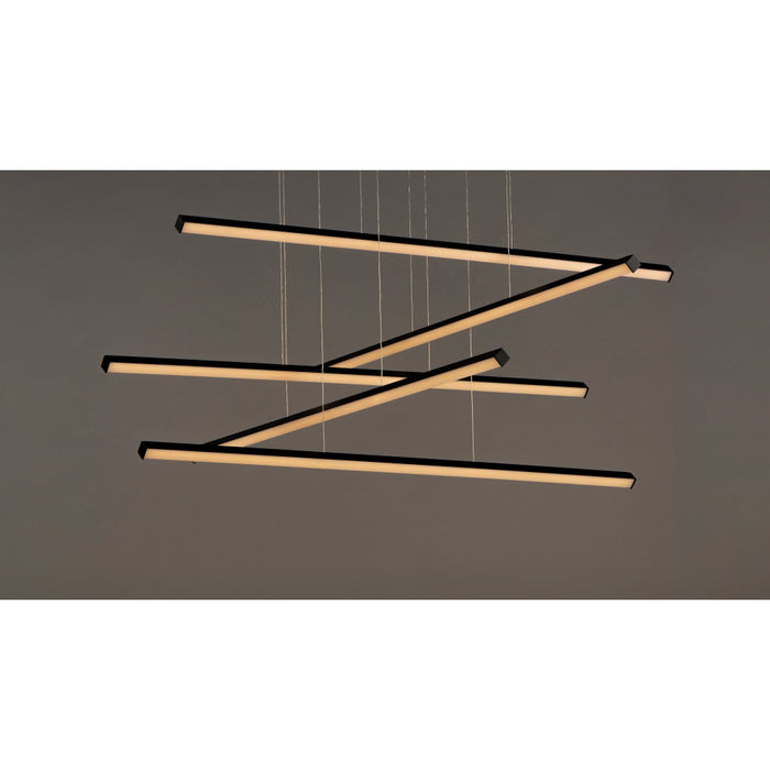 ET2 Hover Black 5 Light LED Pendant E21375-BK - Pendants