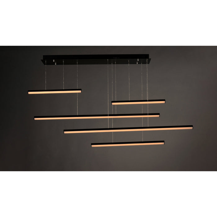 ET2 Hover Black 5 Light LED Pendant E21376-BK - Pendants