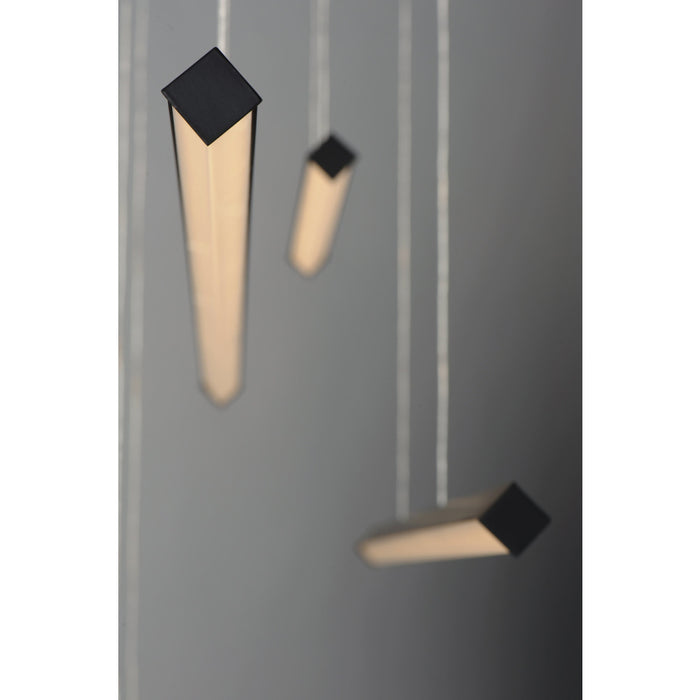 ET2 Hover Black 5 Light LED Pendant E21376-BK - Pendants