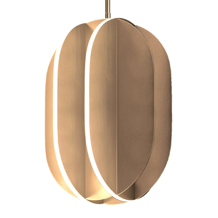 ET2 Interval Satin Brass LED 1 Light Pendant E21486-SBR - Pendants
