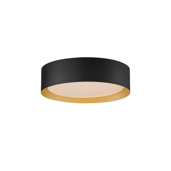 ET2 Lighting Echo Black Gold LED Flush Mount E51012-BKGLD