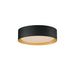 ET2 Lighting Echo Black Gold LED Flush Mount E51012-BKGLD