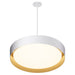 ET2 Lighting Echo White Gold LED Single Pendant E51015-WTGLD