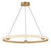 ET2 Lighting Nodes Gold LED Ring Pendant E23513-GLD