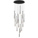 ET2 Lighting Stillo Black LED Multi-Light Pendant E24219-138BK