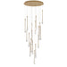 ET2 Lighting Stillo Gold LED Multi-Light Pendant E24219-118GLD