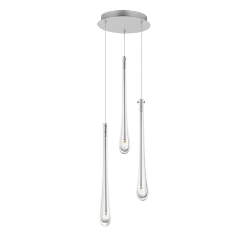 ET2 Lighting Stillo Satin Nickel LED Multi-Light Pendant E24213-122SN