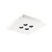 ET2 Peg White LED 4 Light Flushmount E25012-WT - Flushmounts