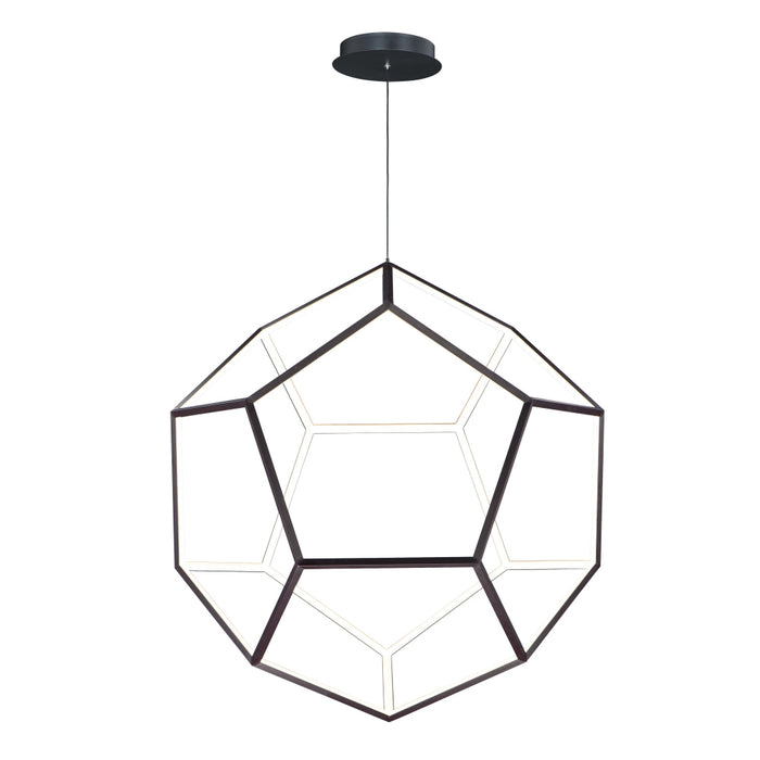 ET2 Penta Black LED 1 Light Pendant E25108-BK - Pendants