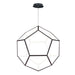 ET2 Penta Black LED 1 Light Pendant E25108-BK - Pendants