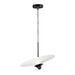 ET2 Radar White Black LED 1 Light Pendant E21464-WTBK - Pendants