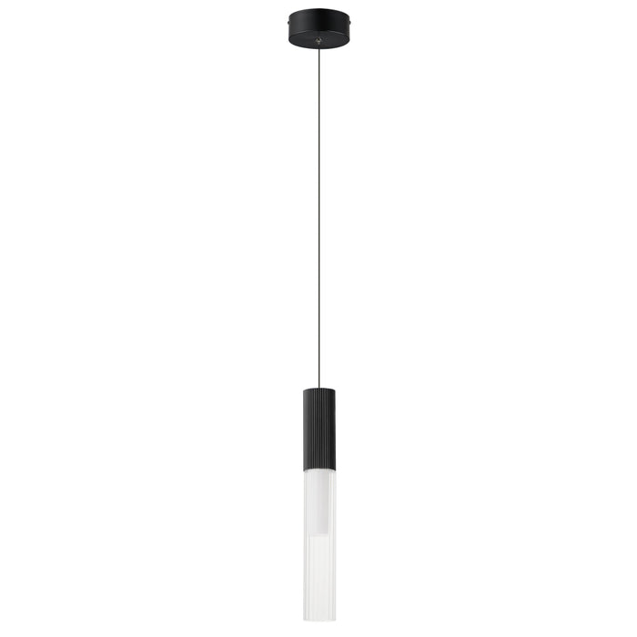 ET2 Reeds Black LED 1 Light Pendant E11011-144BK - Pendants