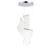 ET2 Rinkle Polished Chrome LED 3 Light Pendant E24874-133PC - Pendants
