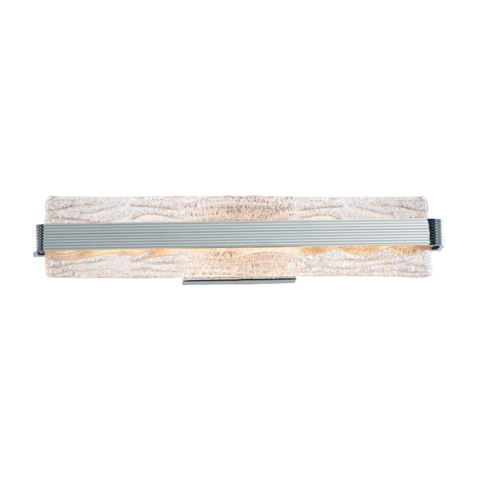 ET2 Ripple Polished Chrome 1 Light LED Bath Vanity E24424-124PC