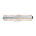 ET2 Ripple Polished Chrome 1 Light LED Bath Vanity E24424-124PC