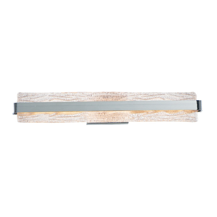 ET2 Ripple Polished Chrome 1 Light LED Bath Vanity E24426-124PC