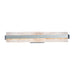 ET2 Ripple Polished Chrome 1 Light LED Bath Vanity E24426-124PC