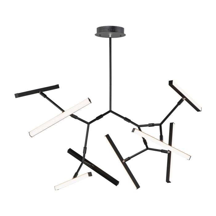 ET2 Robotica Black LED 8 Light Pendant E21246-BK - Pendants