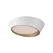 ET2 Slant White Gold LED 1 Light Flushmount E51032-WTGLD - Flushmounts