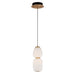ET2 Soji Black Gold LED 1 Light Pendant E25066-92BKGLD - Pendants
