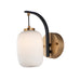 ET2 Soji Black Gold LED 1 Light Wall Sconce E25061-92BKGLD - Wall Sconces