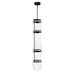 ET2 Syndicate Black LED 4 Light Pendant E21384-18BK - Pendants