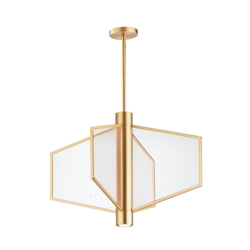 ET2 Telstar Natural Aged Brass LED 4 Light Pendant E25132-133NAB - Pendants