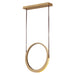 ET2 Tether Natural Aged Brass LED 1 Light Pendant E24081-NAB - Pendants