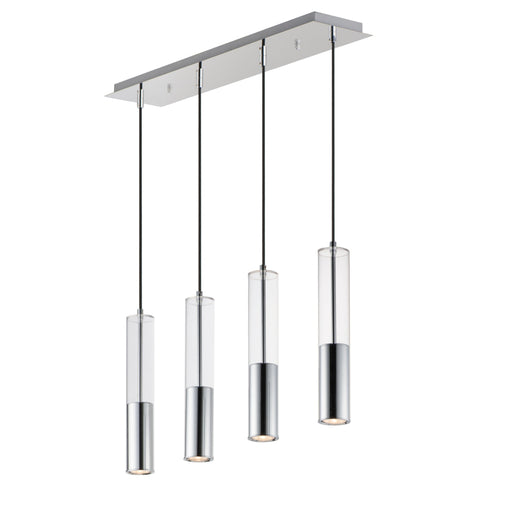 ET2 Torch Polished Chrome LED 4 Light Pendant E11004-24PC - Pendants