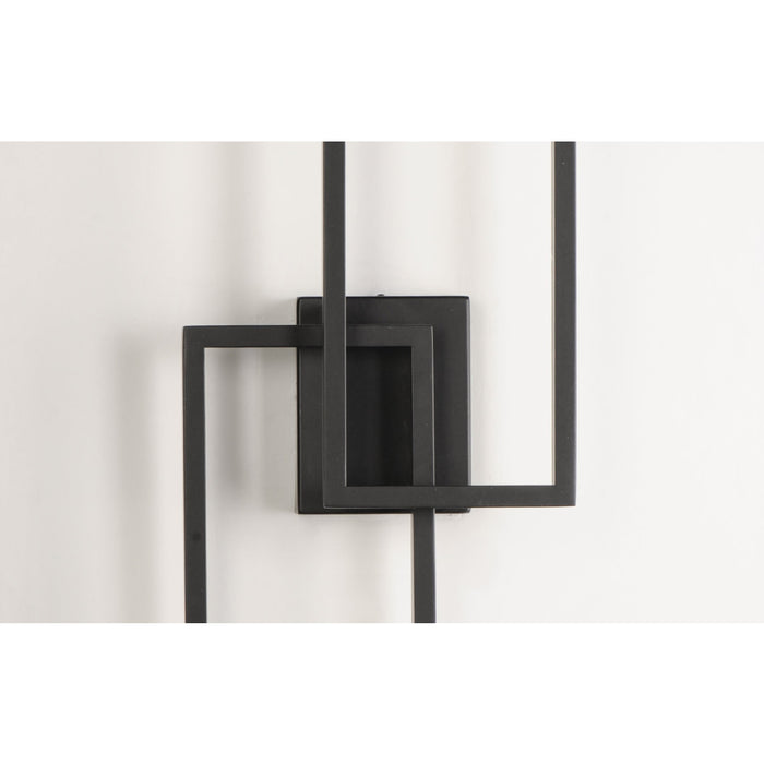 ET2 Traverse LED Black LED Bath Vanity E21511-BK - Vanity