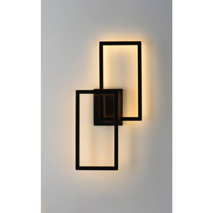 ET2 Traverse LED Black LED Bath Vanity E21511-BK - Vanity