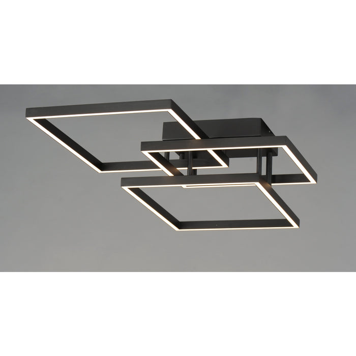ET2 Traverse LED Black LED Flushmount E21513-BK - Flushmounts
