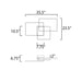 ET2 Traverse LED Black LED Flushmount E21513-BK - Flushmounts