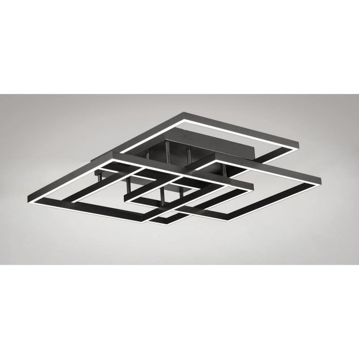 ET2 Traverse LED Black LED Flushmount E21518-BK - Flushmounts